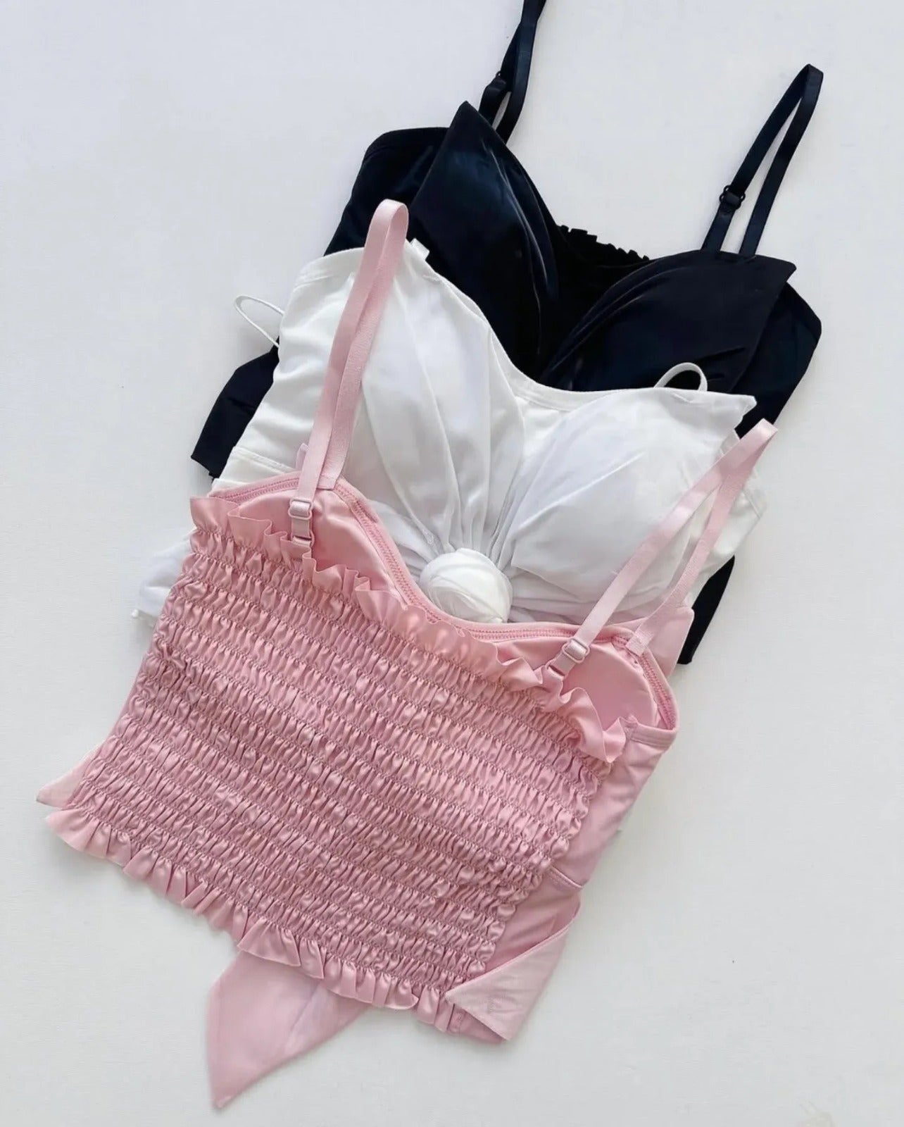 Bow Flower Bra Top – Soft Padded, Adjustable, Elegant Party Wear Top for Girls & Women