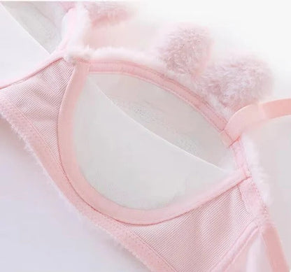 Fluffy Pink Bunny Set