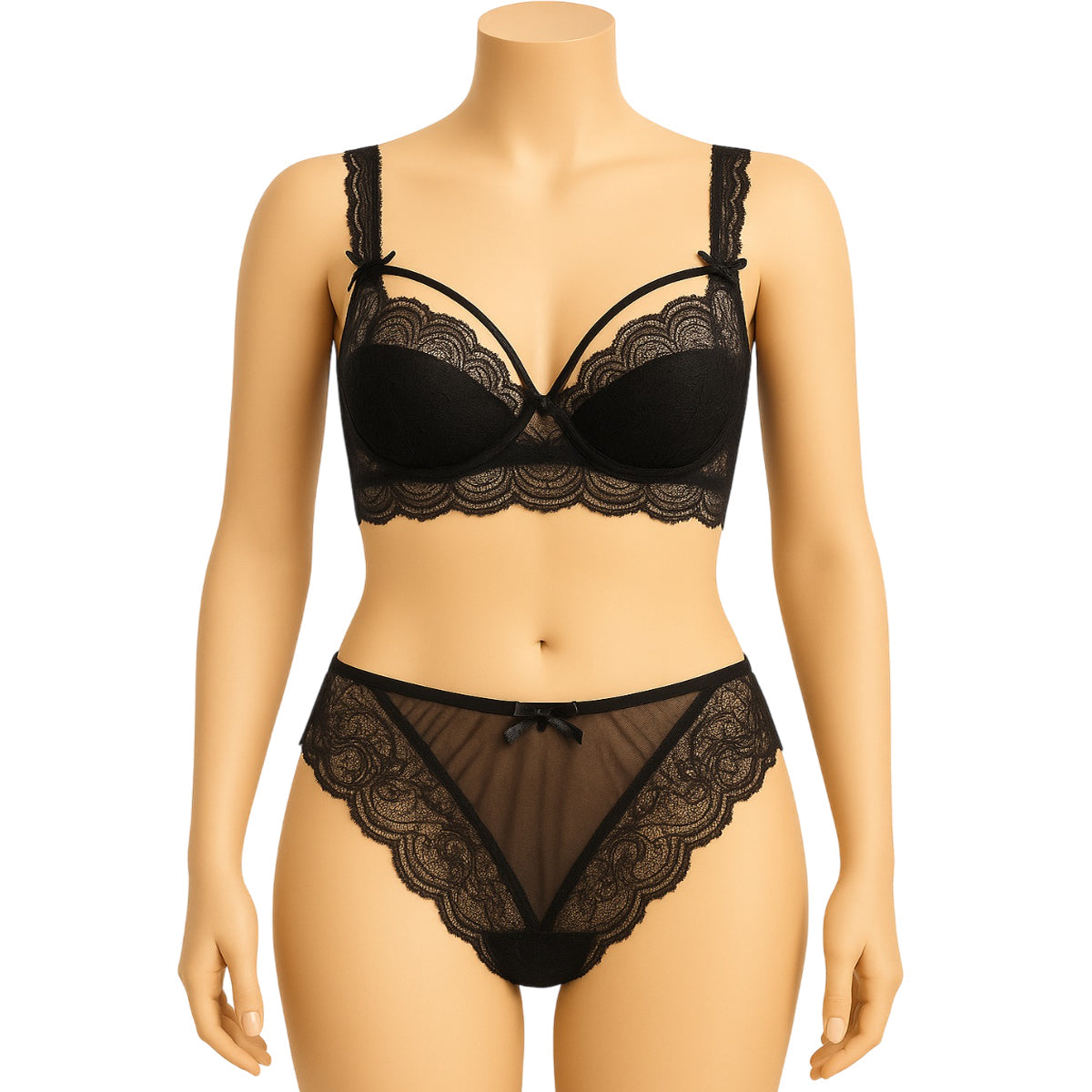 Premium Lace Lingerie Set 🖤