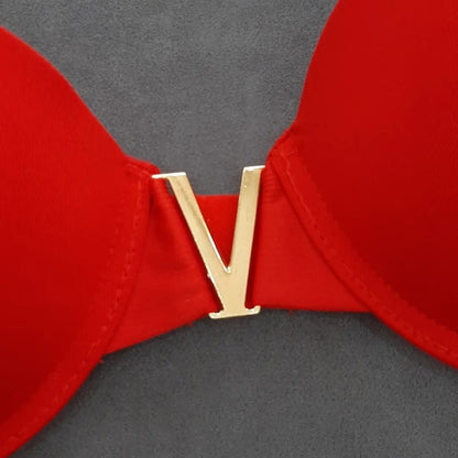 Scarlet V-Gold Chain Luxury Set