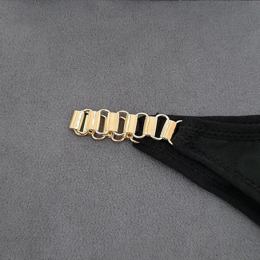 Scarlet V-Gold Chain Luxury Set