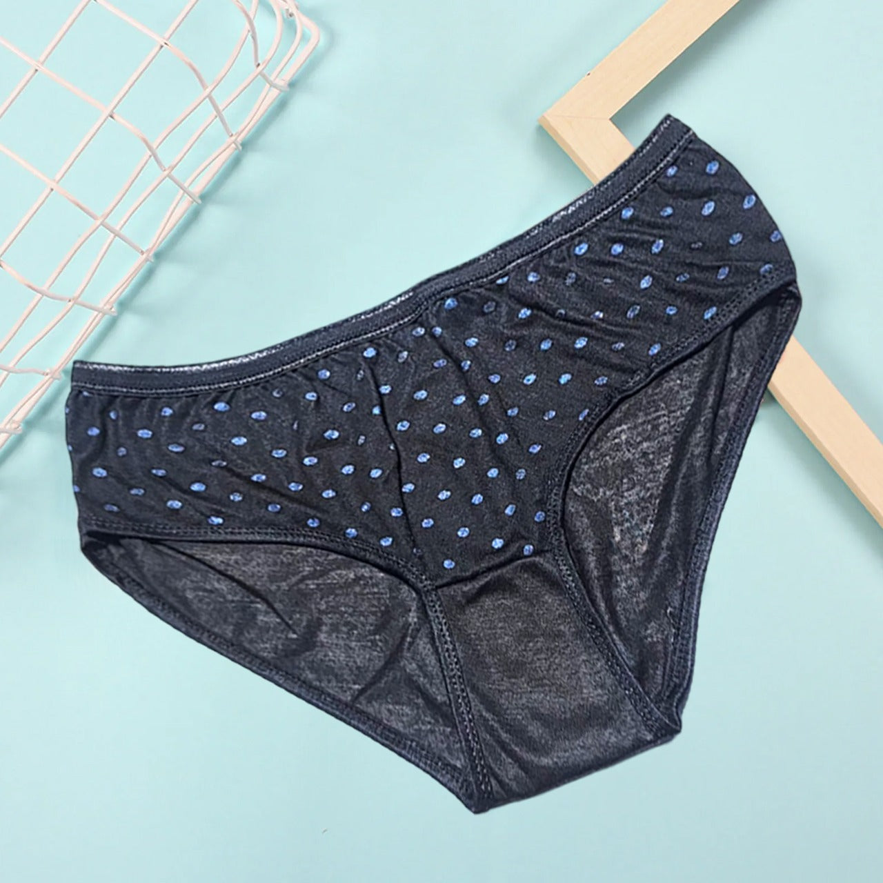 5-Pack Polka Dot Cotton Comfort Panties