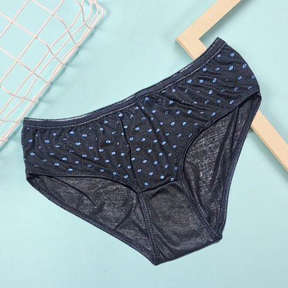 5-Pack Polka Dot Cotton Comfort Panties