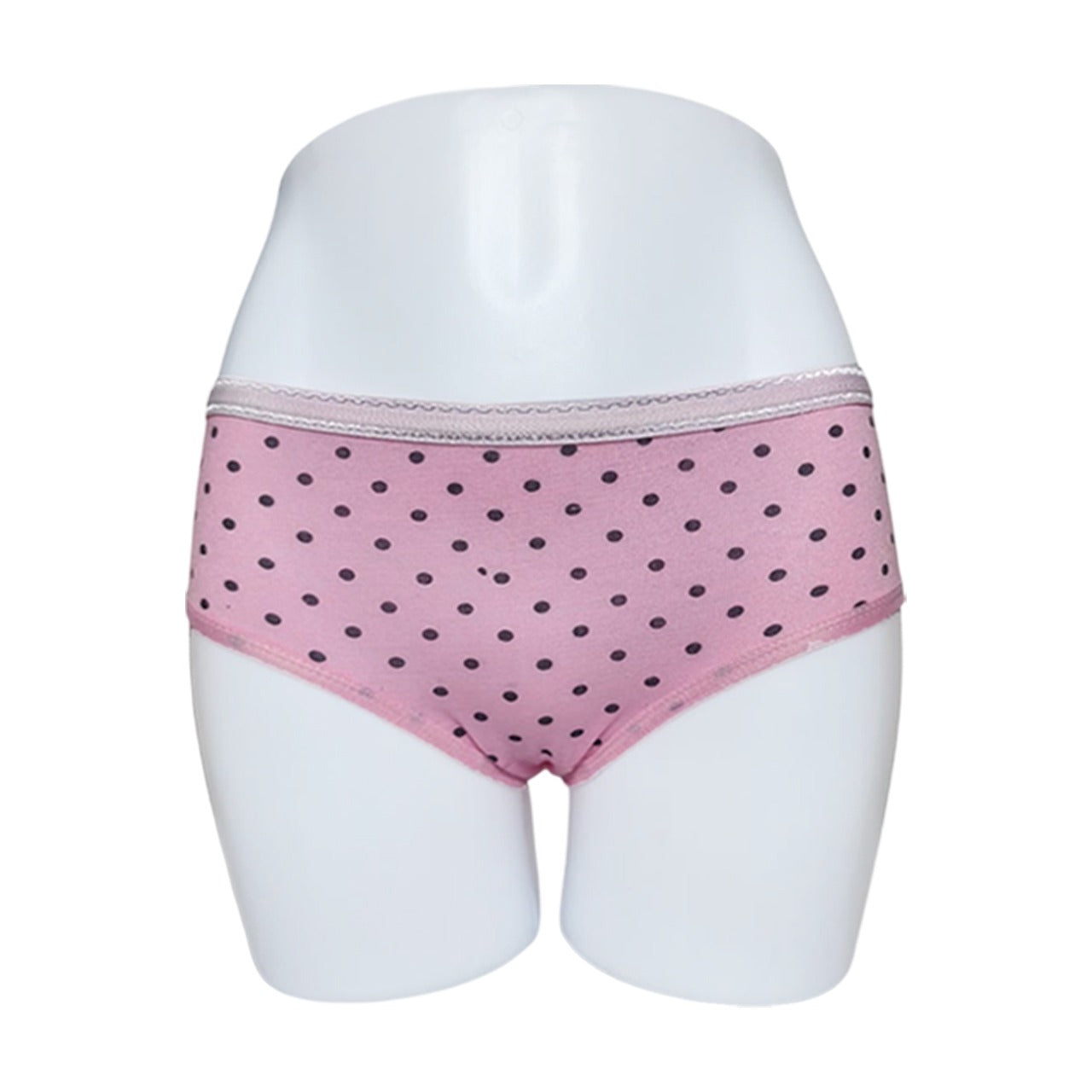 5-Pack Polka Dot Cotton Comfort Panties