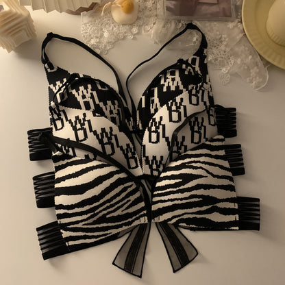 Chic Knit Triangle Bra