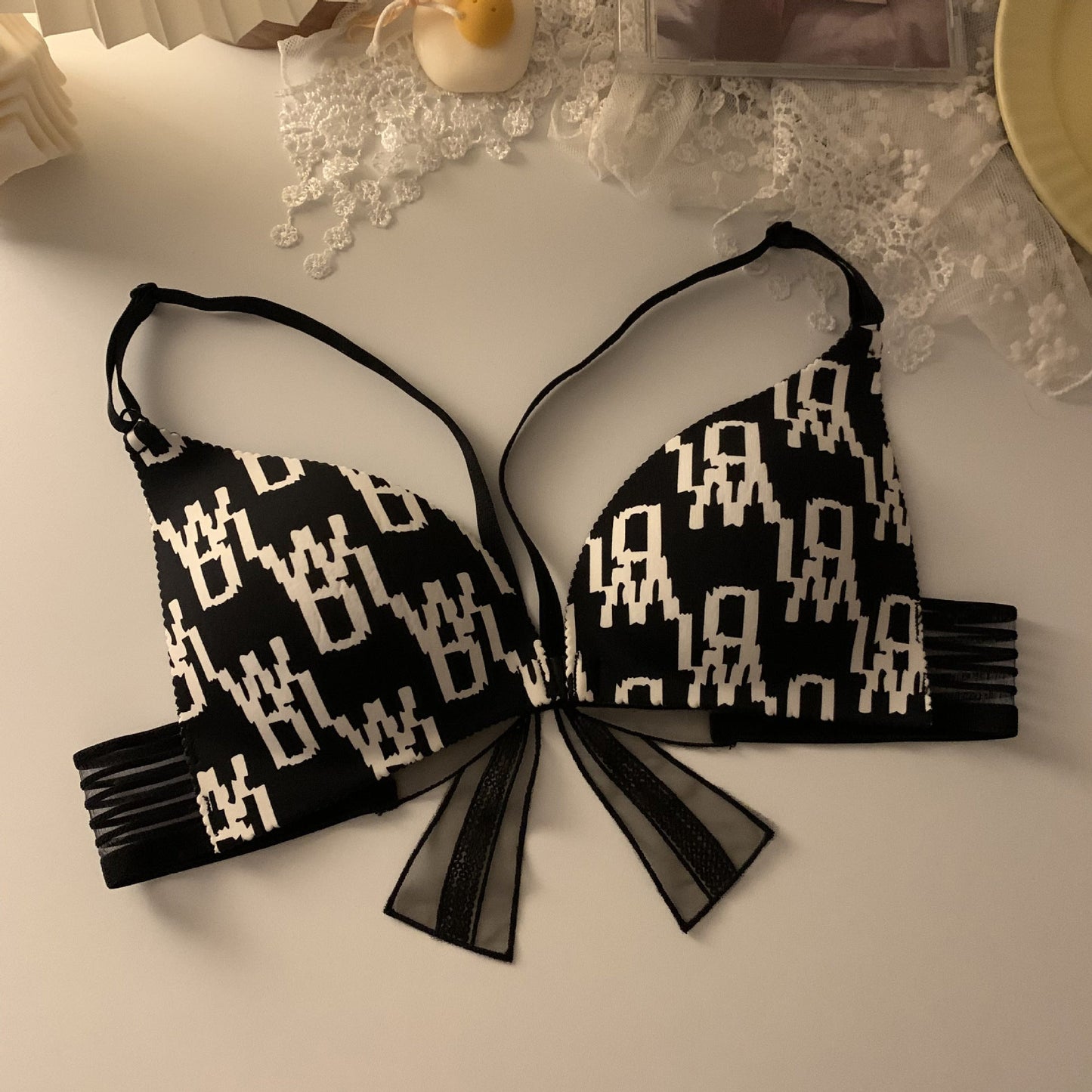 Chic Knit Triangle Bra