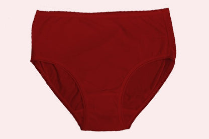 Flourish Combo Of 3 Plain 100% Cotton Panties For Women