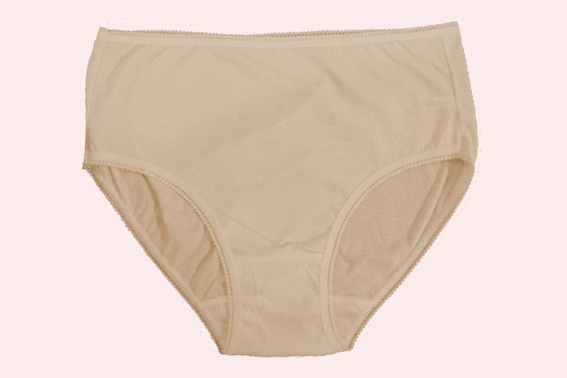 Flourish Combo Of 3 Plain 100% Cotton Panties For Women