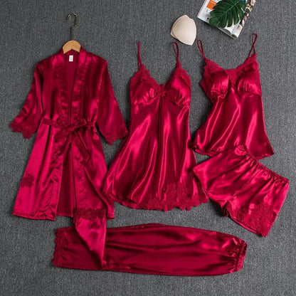 Ultimate 5-Piece Satin Nightwear Collection