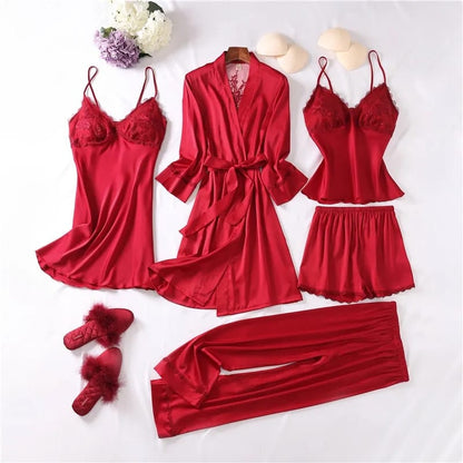 Ultimate 5-Piece Satin Nightwear Collection