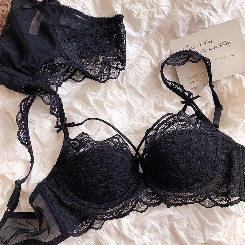 Premium Lace Lingerie Set 🖤