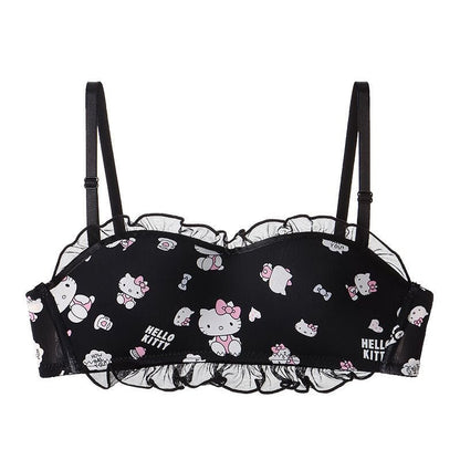 Japanese Style New Hello Kitty Print Padded Bra for girls